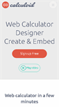 Mobile Screenshot of calculoid.com